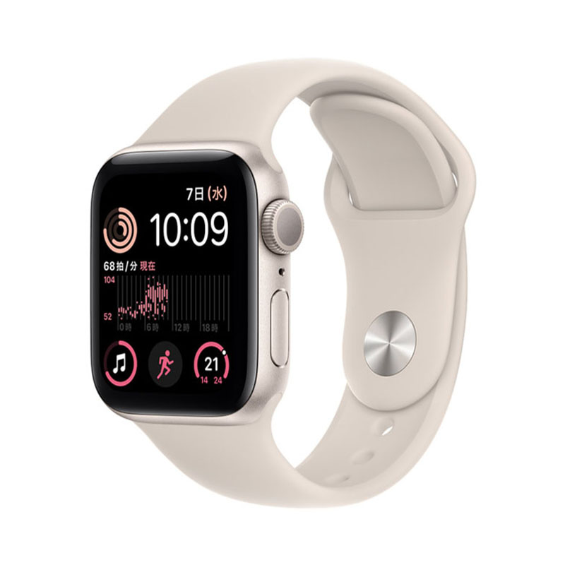 Apple Watch SE 第2世代 GPSモデル 40mm MNJP3J/A [スターライト 